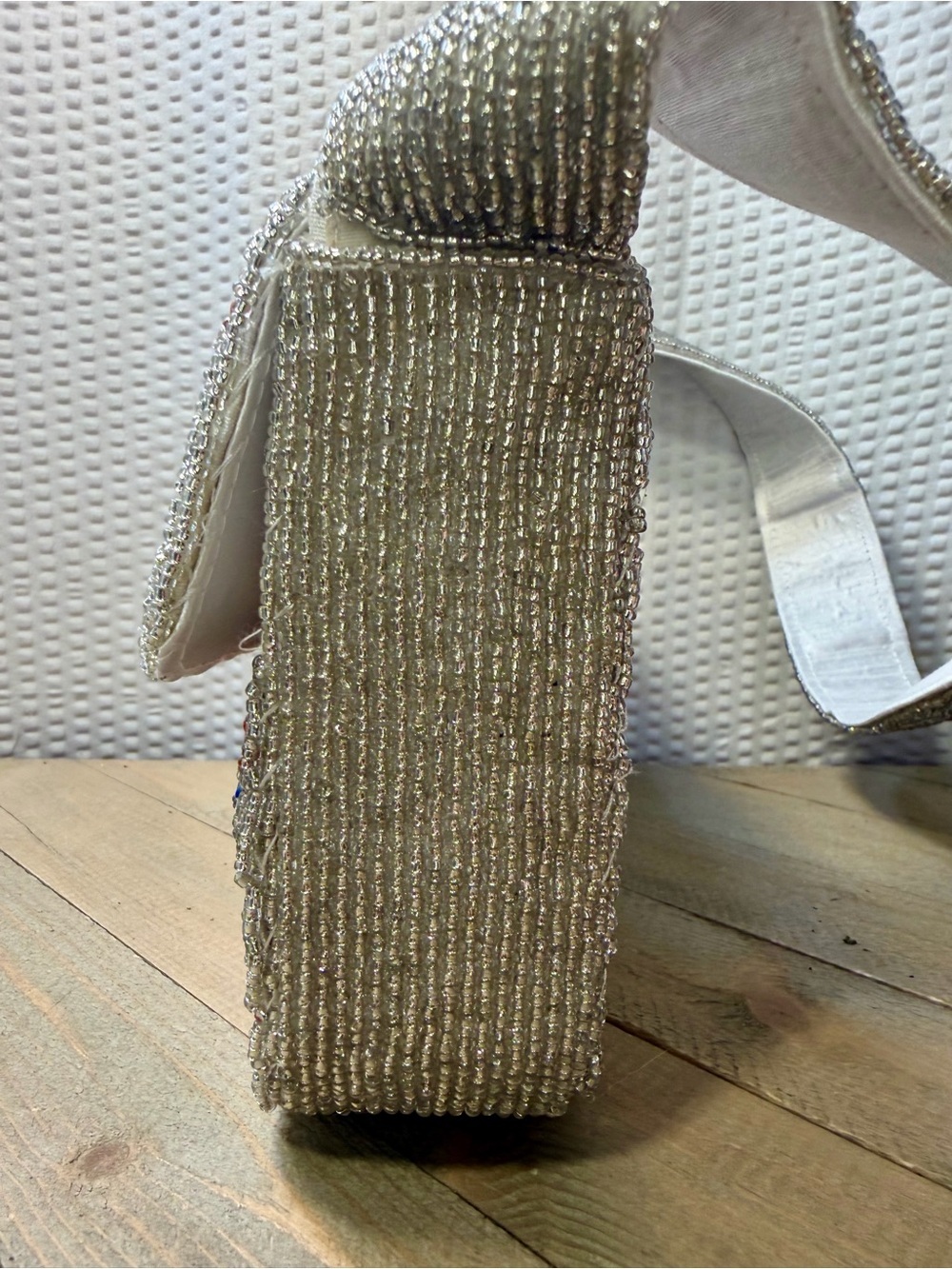 Macy’s Viral Beaded Sardines Bag in Silver and Red!! - Picture 2 of 7